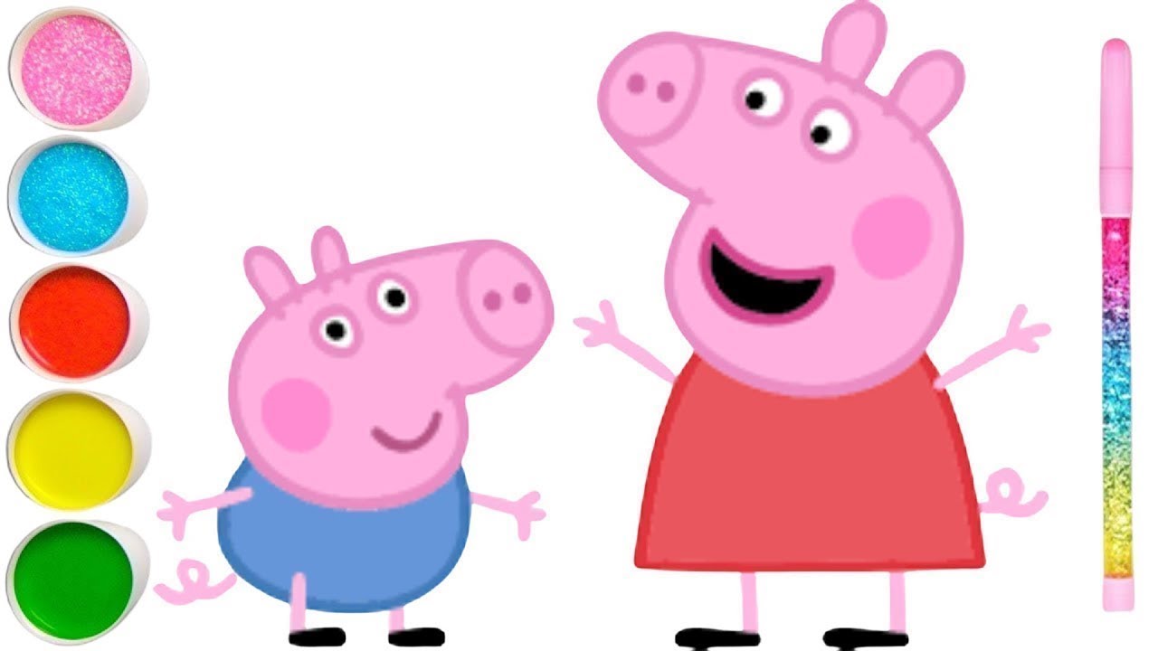 "Peppa Pig Drawing and Coloring Fun for Kids 🎨🐷"