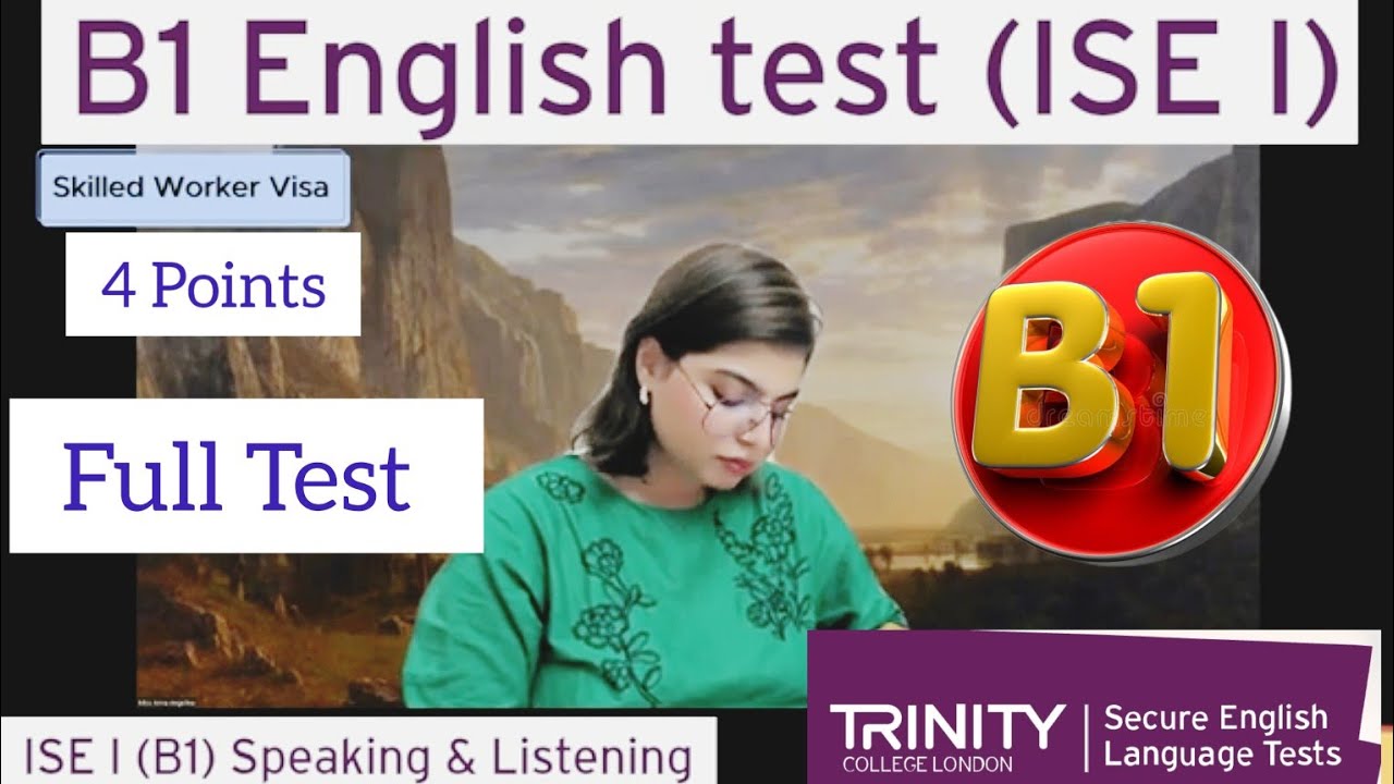 Full (B1) Speaking & Listening Skilled Worker Visa || ISE 1 Trinity College London