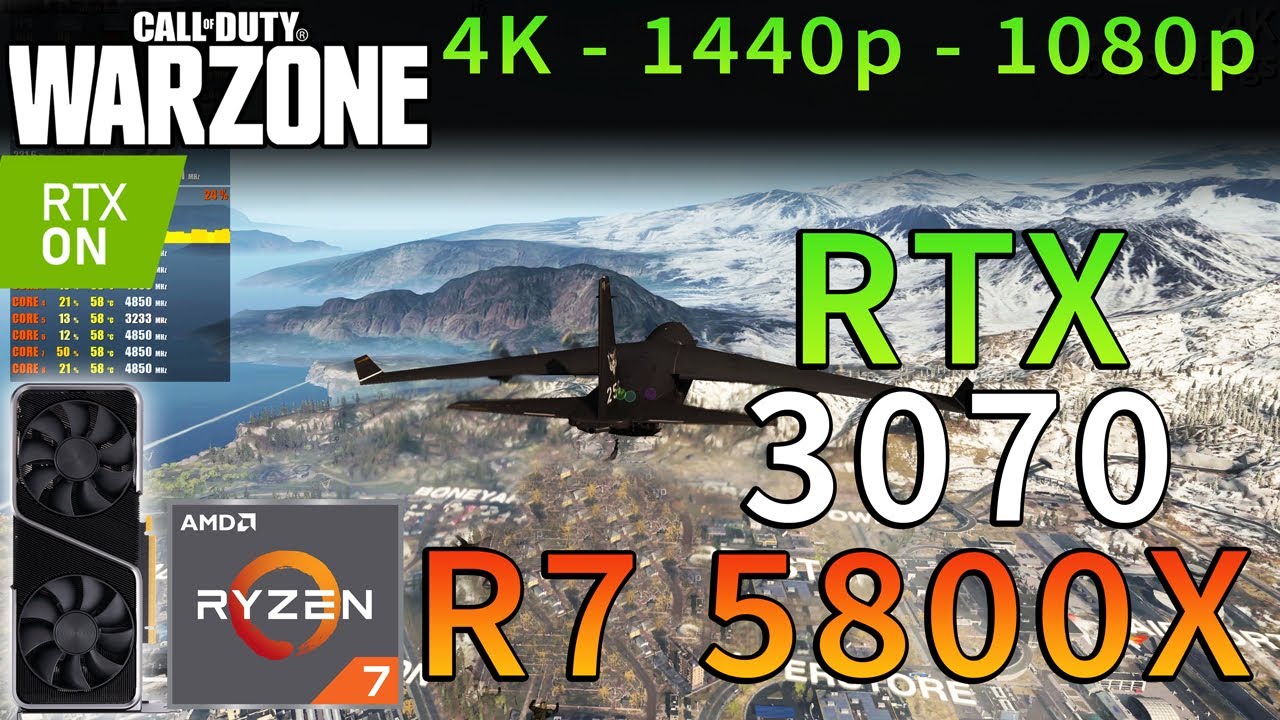 Call of Duty: WARZONE | RTX 3070 | Ryzen 7 5800X | 4K - 1440p - 1080p | Ultra & Low Settings