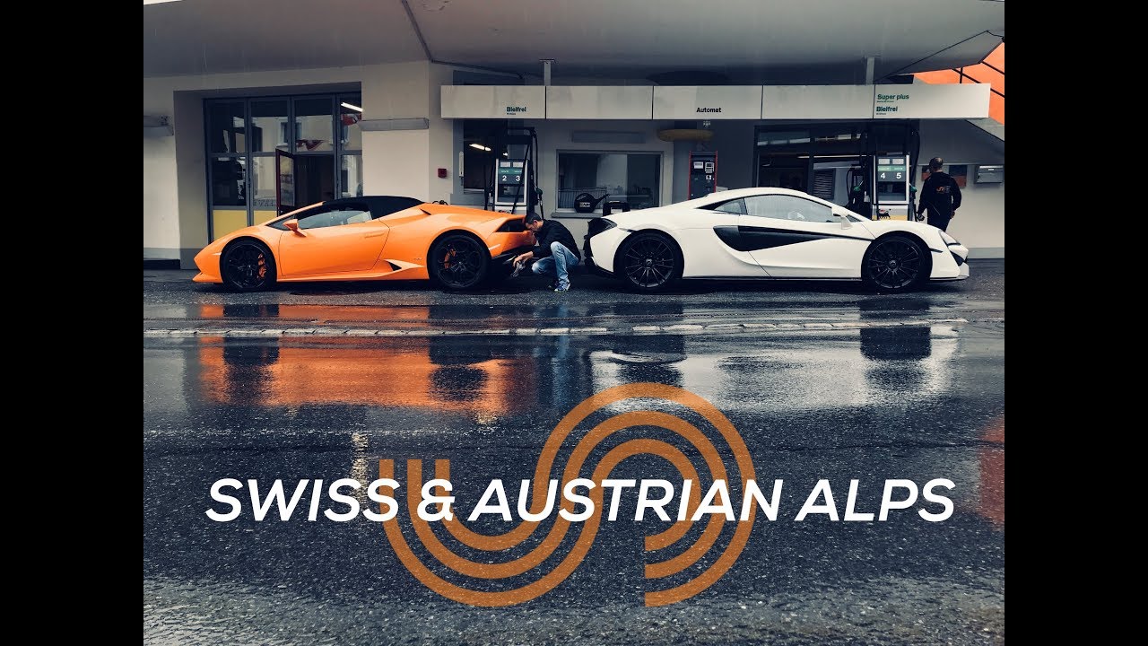 Swiss and Austrian Alps Supercar Convoy!!!