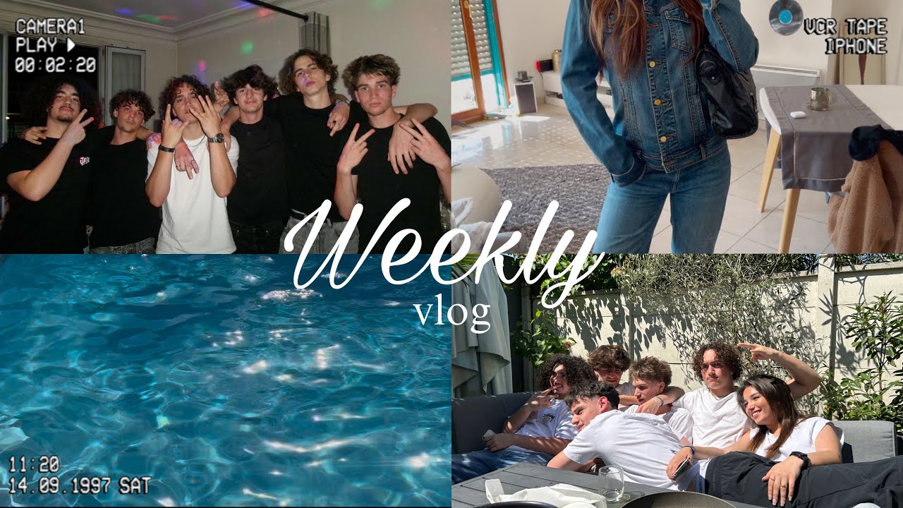 Weekly Vlog : (lycée, soirées et amis)