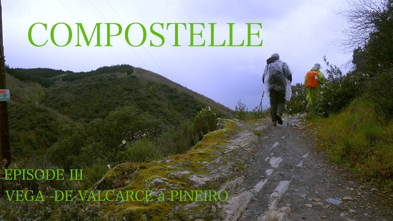 COMPOSTELLE  de Vega de Valcarce à Pineiro  sur le Camino Francès.