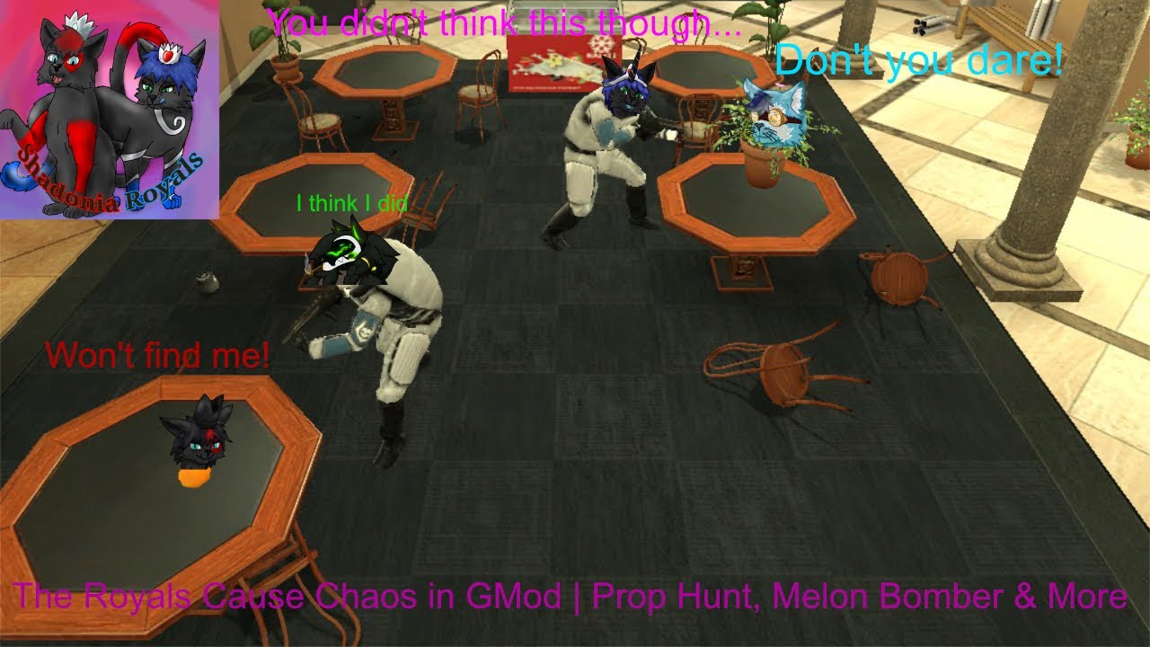 The Royals Cause Chaos in GMod | Prop Hunt, Melon Bomber & More