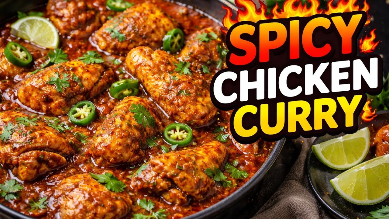 Spicy Chicken Curry | రుచికరమైన చికెన్ కర్రీ | Easy recipe 😋