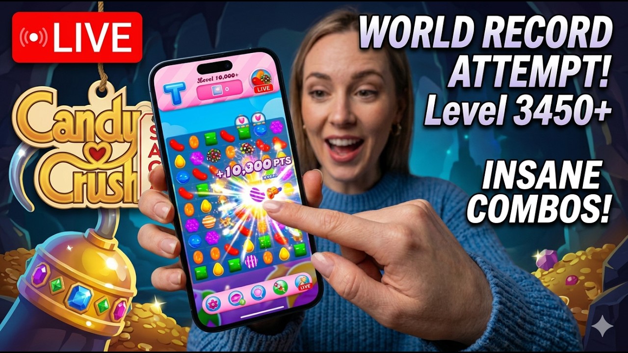Candy Crush is Live Gameplay 💪 All Coins Open , Full Hacked