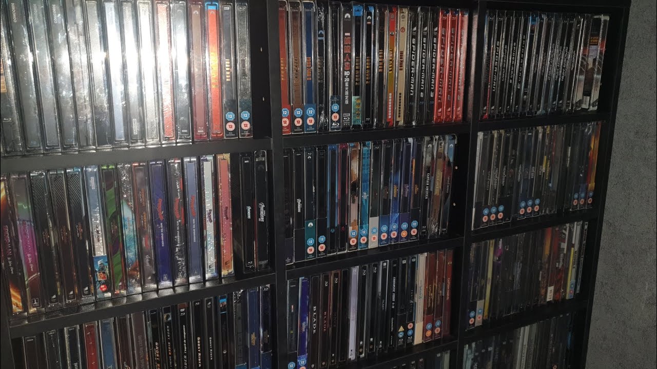  Steelbook marvel  Partie 1 :  Iron-Man / spider-man steelbook simple .