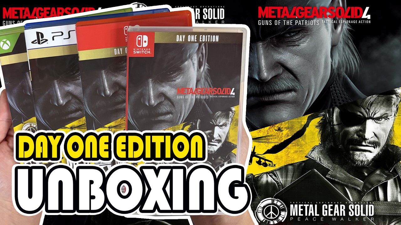 Metal Gear Solid HD Collection Vol. 2 (PS5 /Switch /Switch 2/Xbox Series X) Unboxing