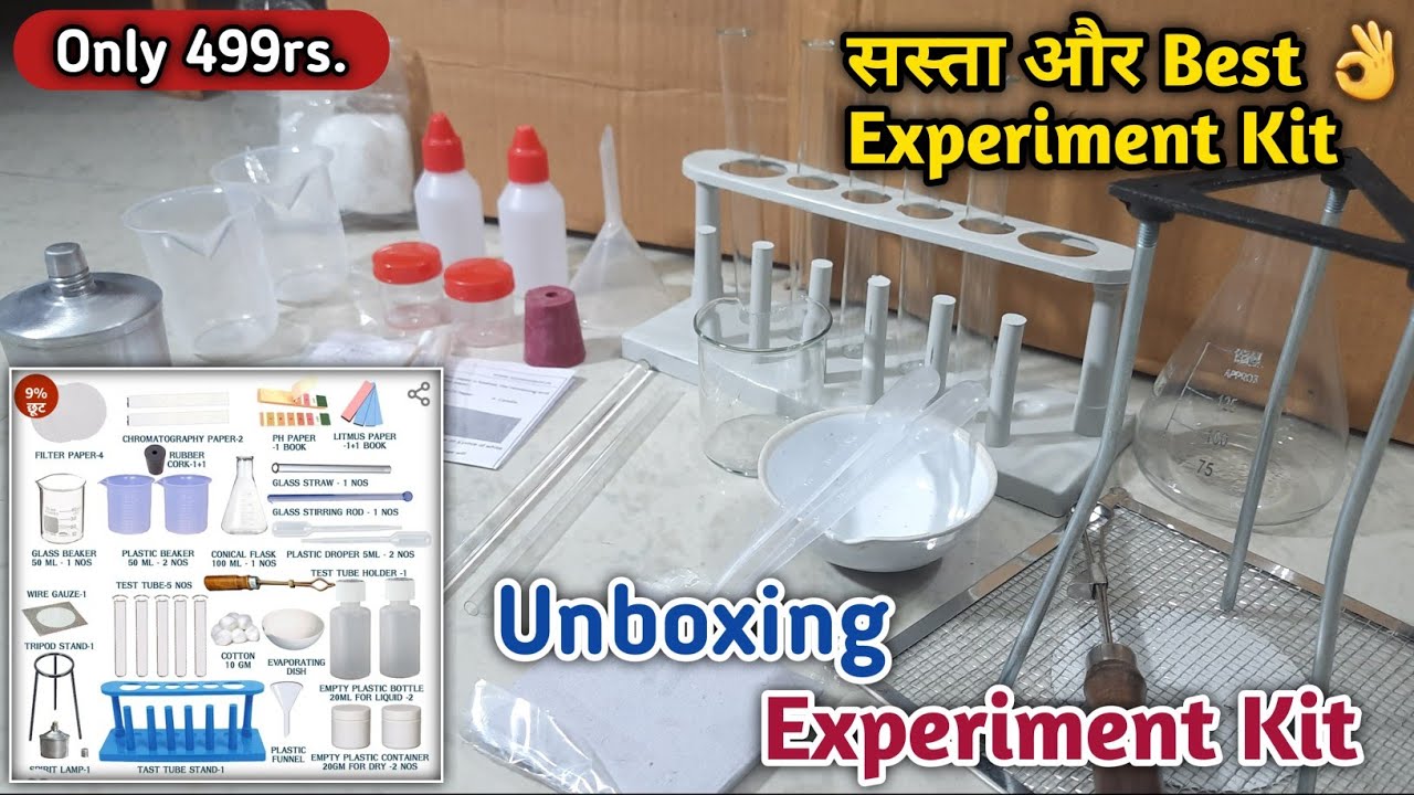 Juniour Scientist Kit Unboxing || सबसे सस्ता और Best Science Experiment Kit Unboxing || Tricky Brain