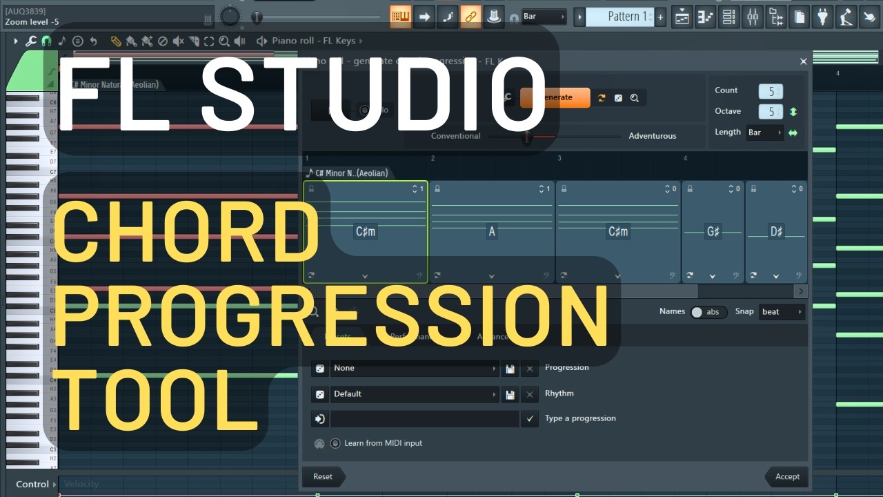 Chord Progression Tool Tutorial | FL Studio 24