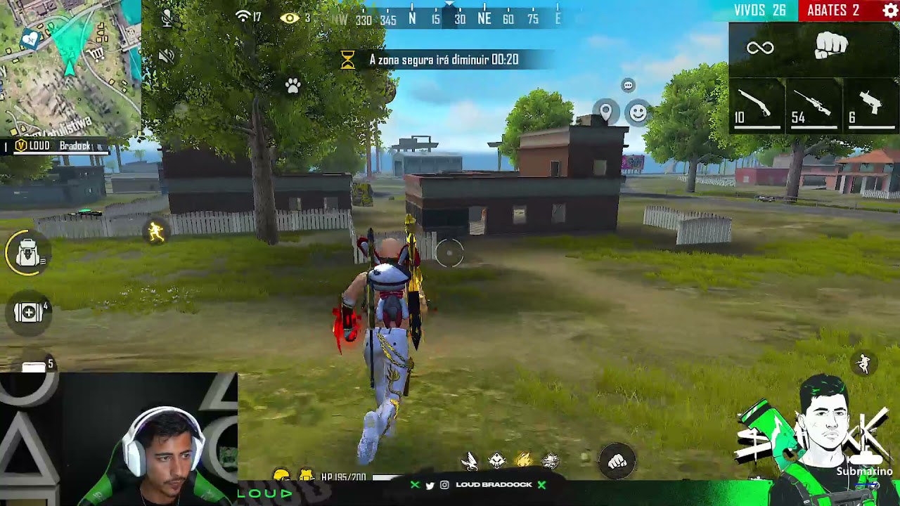 LOUD BRADOCK INCORPORA JORDAN NESSA PARTIDA!!!