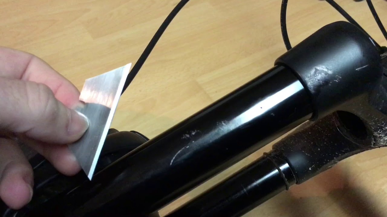 How to Fix a Scratched Fork Stanchion
