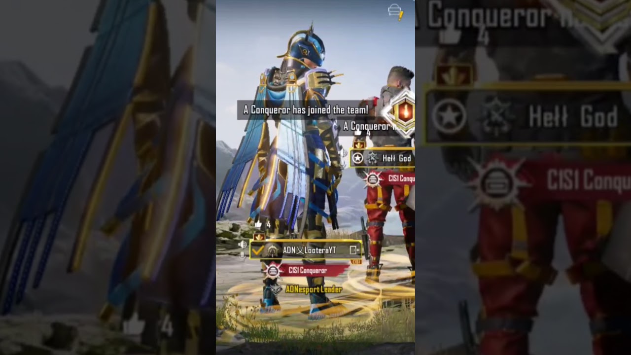 CONQUEROR ENTRY EFFECT BGMIRANKPUSH | PUBG MOBILE