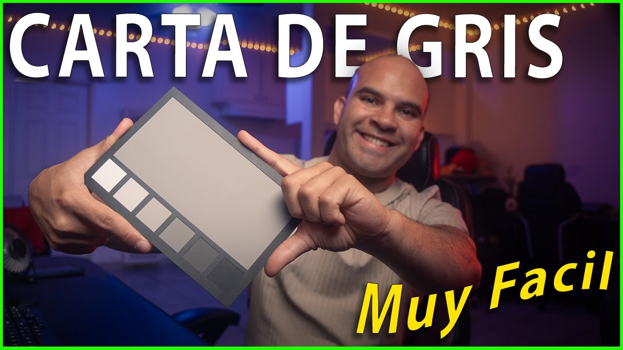 Qué es y cómo USAR la CARTA DE GRIS al 18% 🩶