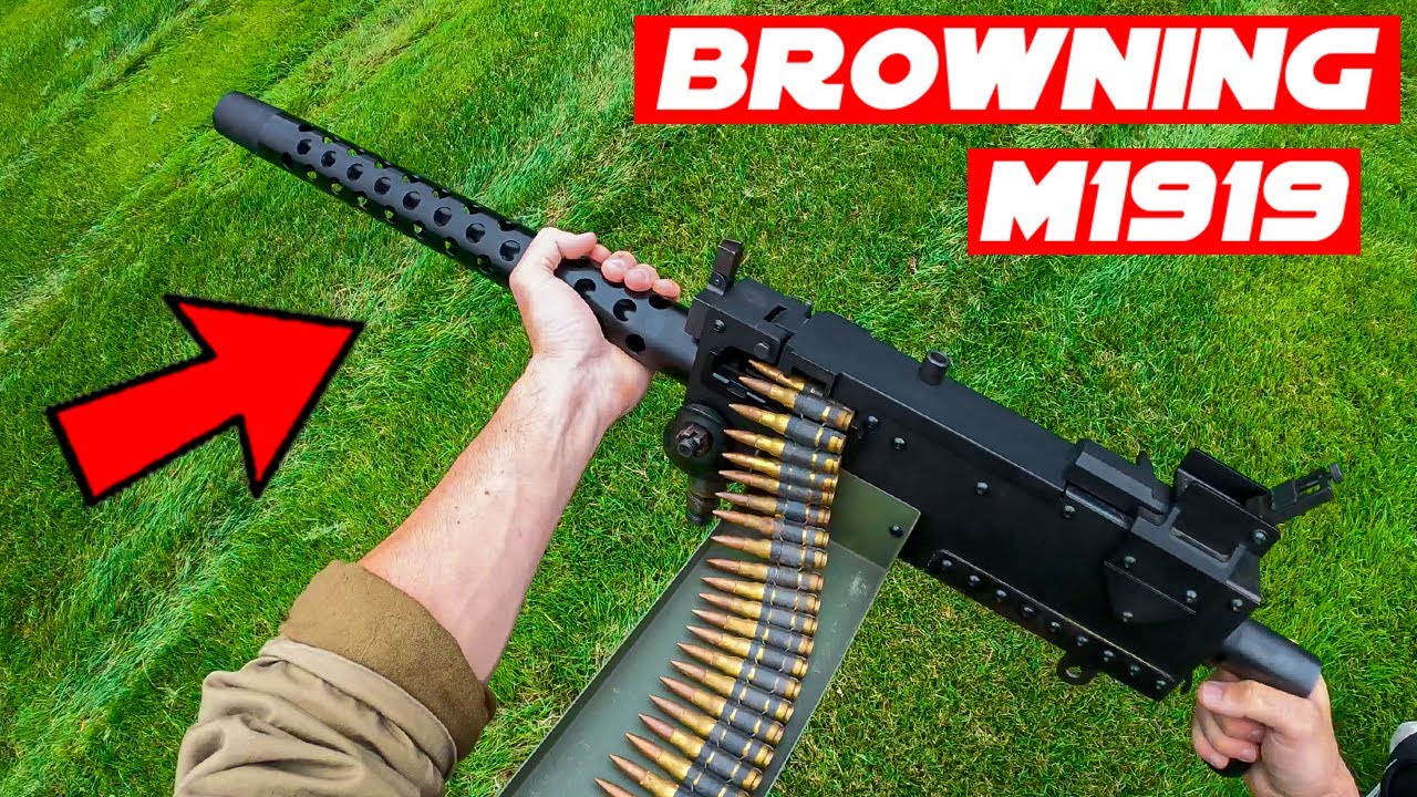 Airsoft WW2 M1919 Squad Automatic Support Gameplay!