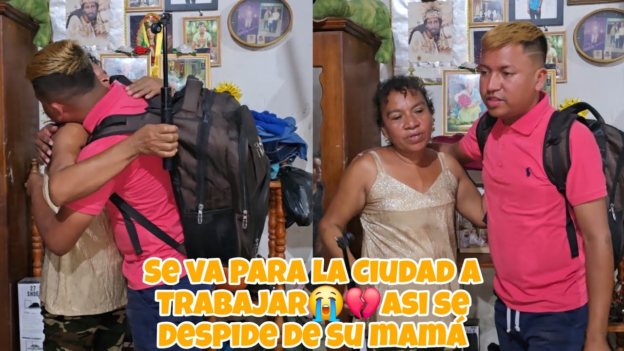 KELVIN Con Un Gran Abrazo se DESPIDE De su Madre Para SIEMPRE💔😭Se va Para la Ciudad 