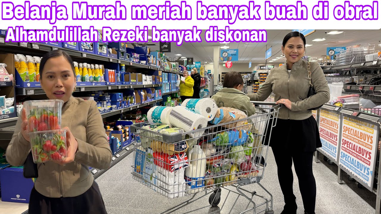 BELANJA MURAH MERIAH BANYAK BUAH DI OBRAL || AHAMDULILLAH REZEKI BANYAK DISKONAN