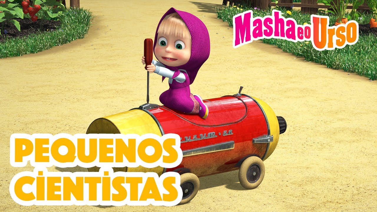 Masha e o Urso 👱‍♀️🐻 👩‍🔬 Pequenos Cientistas 🧪 Coleção de desenhos animados