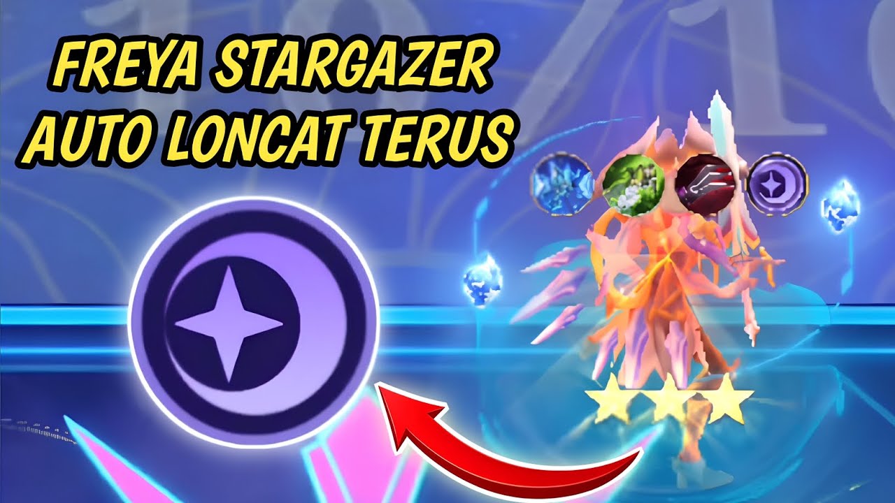 FREYA STARGAZER AUTO LONCAT TERUSS !! KIBAS-KIBAS MUSUH HILANG !! - Magic Chess Go Go