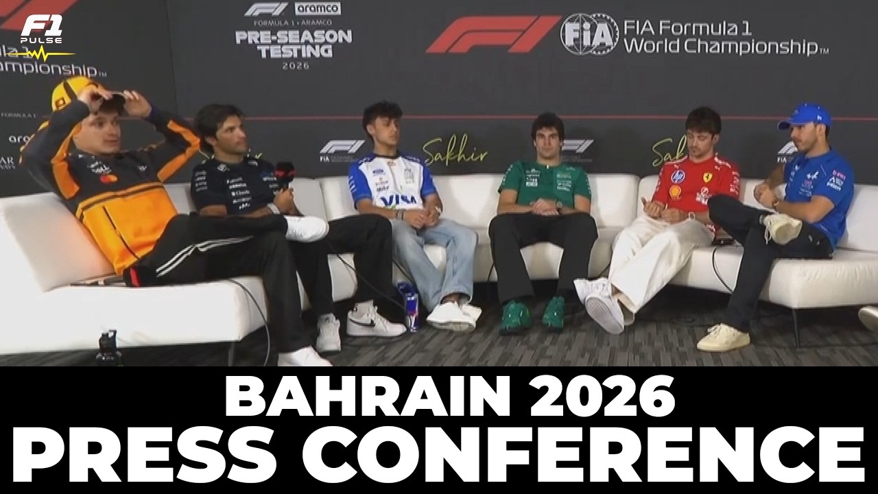 F1 Drivers Press Conference Bahrain Testing Week 2  DAY 2  F1 2026