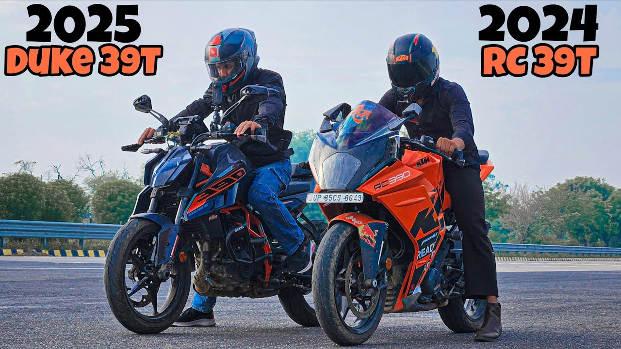 2025 Duke 390 vs 2024 Rc 390 || Drag Race || full throttle