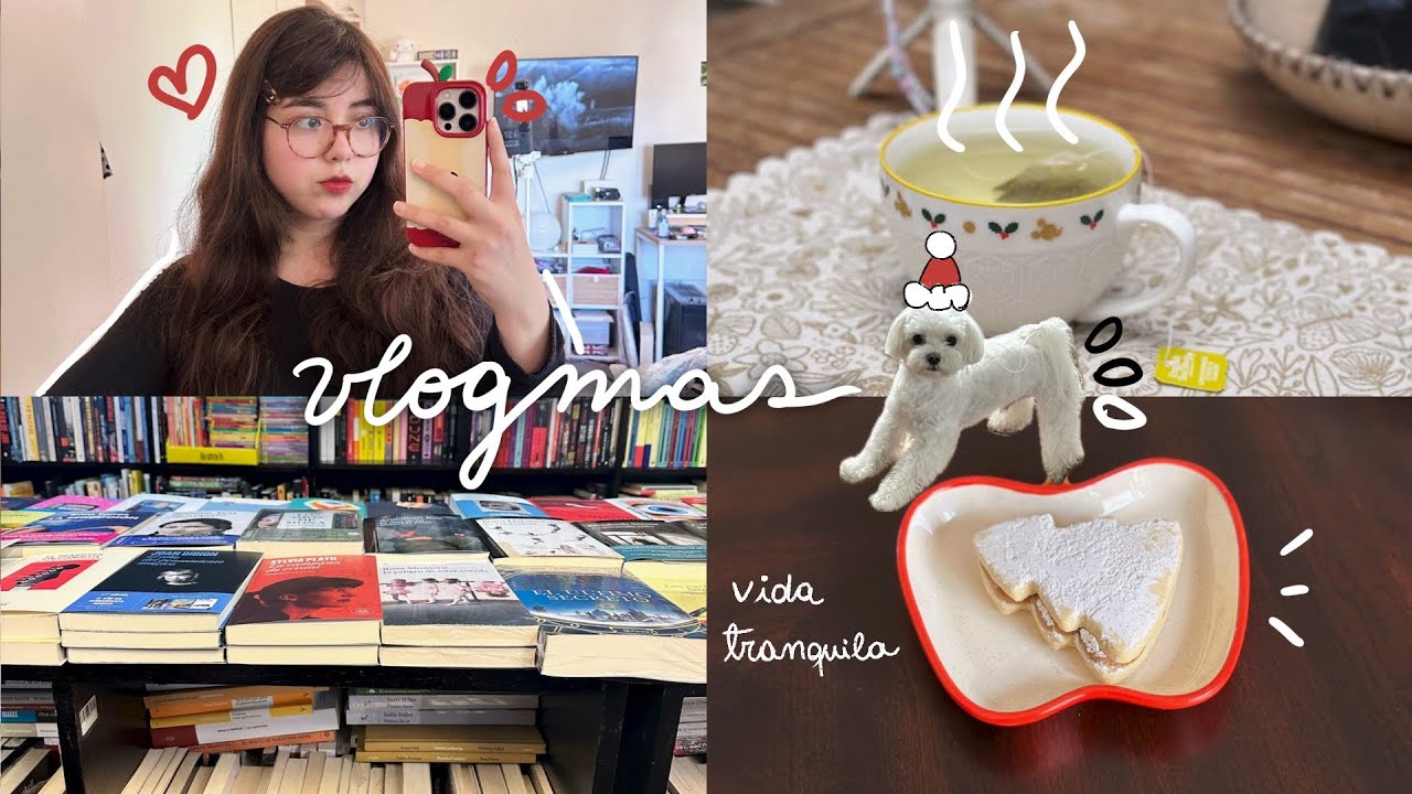 vida tranquila de una introvertida 🧸🎄libros, manhwa, perritos, vlogmas 1