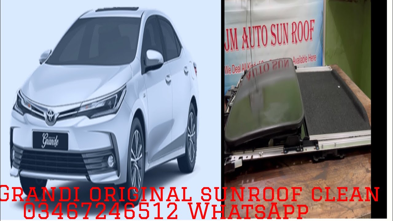 How to clean Grandi original sunroof