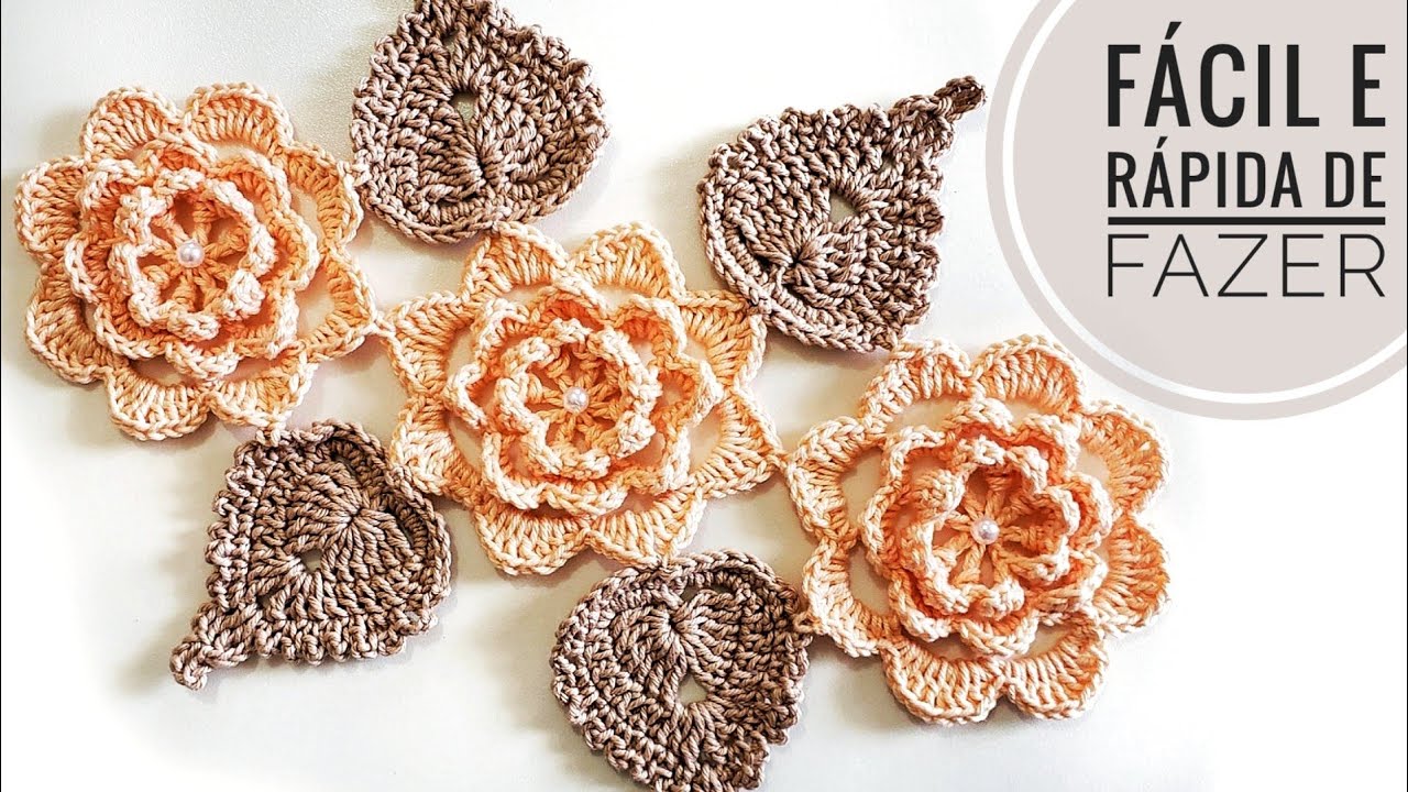 Flor Vintage Crochê- Fran Aluap
