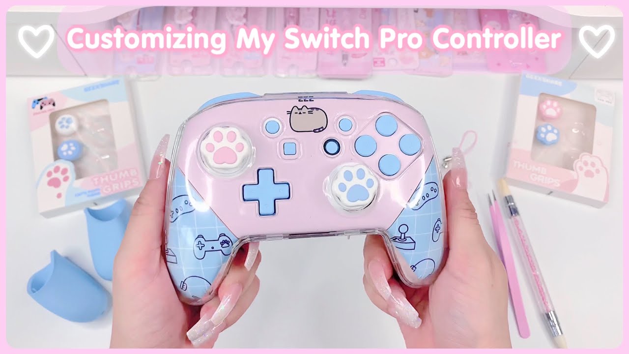 Customizing My Nintendo Switch Pro Controller - Gamer Pusheen