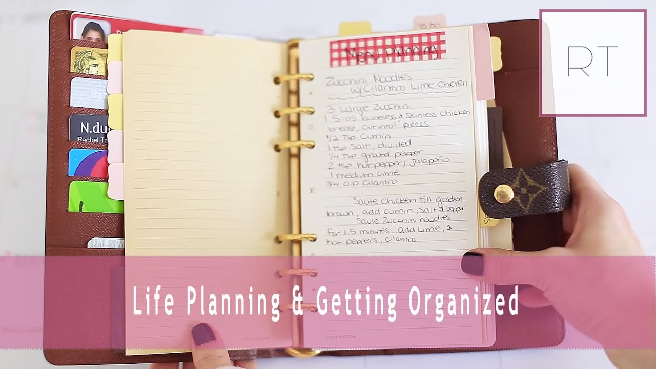 Life Planning & Getting Organized (My Agenda, Filofax & More) | Rachel Talbott