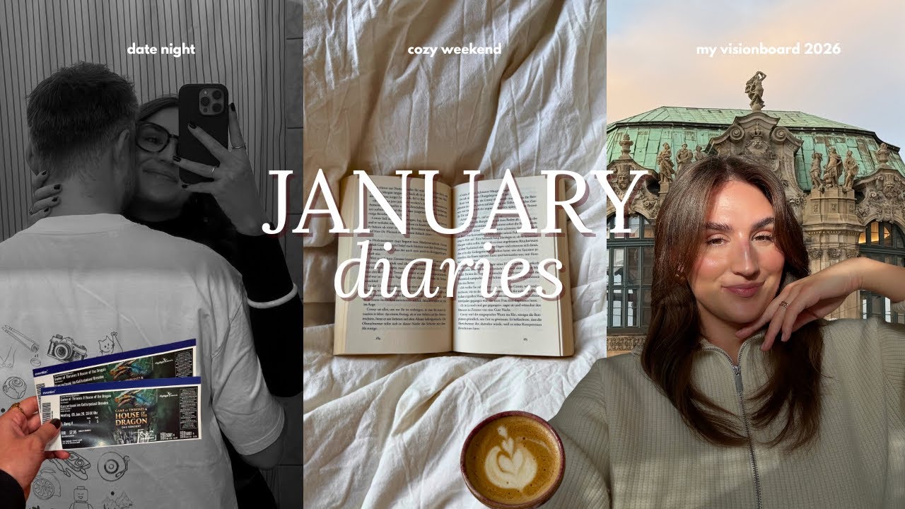 january diaries VLOG I 💌 my goals & visions for 2026, cozy weekend, date night & job talk
