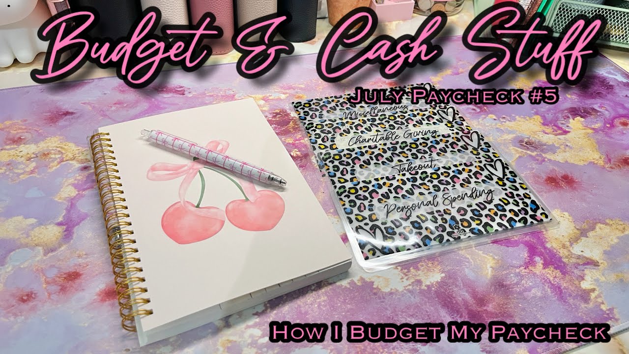 CASH STUFFING JULY PAYCHECK #5 | BUDGET WITH ME | #zerobasedbudget #cashenvelopesystem #cashstuffing