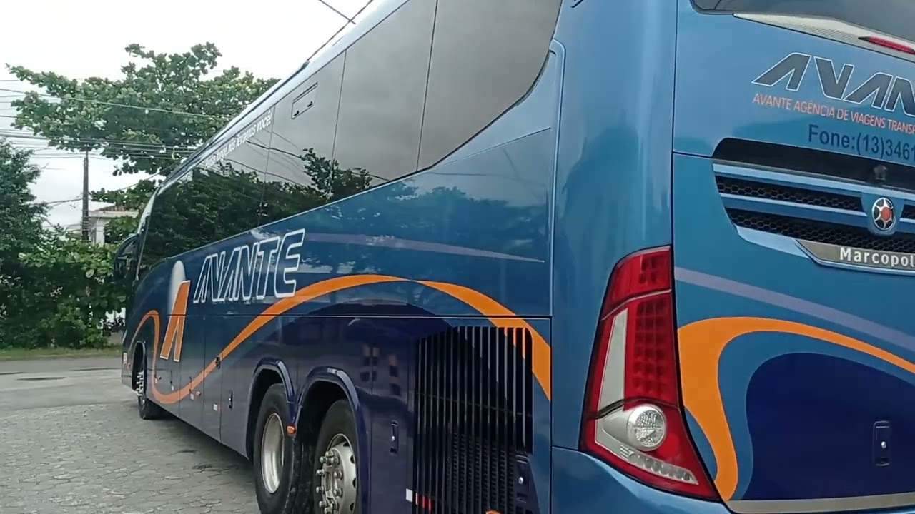 Marcopolo New G7 Avante Turismo em São Vicente (Papai Busólogo)