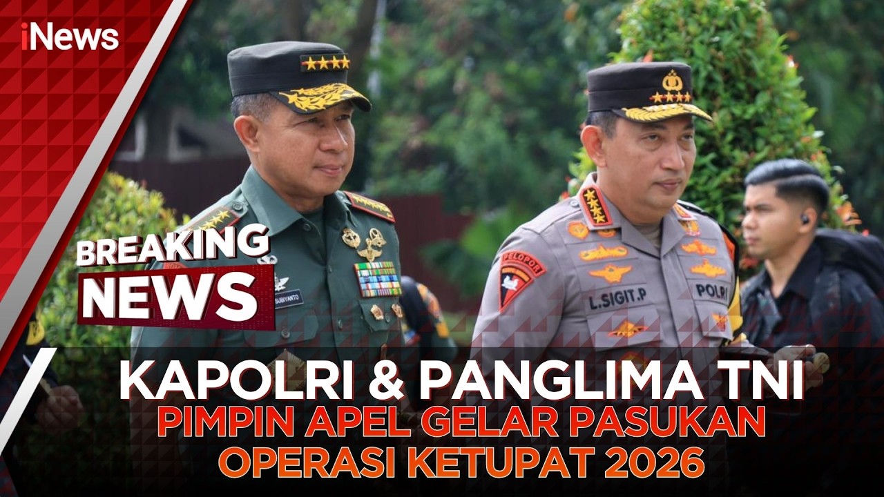 🔴BREAKING NEWS - PERNYATAAN KAPOLRI & PANGLIMA TNI MENGENAI OPERASI KETUPAT LEBARAN (12/03)