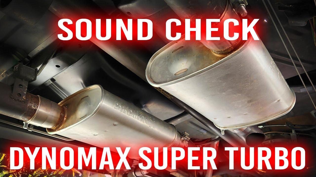 ПРОВЕРКА ЗВУКА: ГЛУШИТЕЛИ DYNOMAX SUPER TURBO