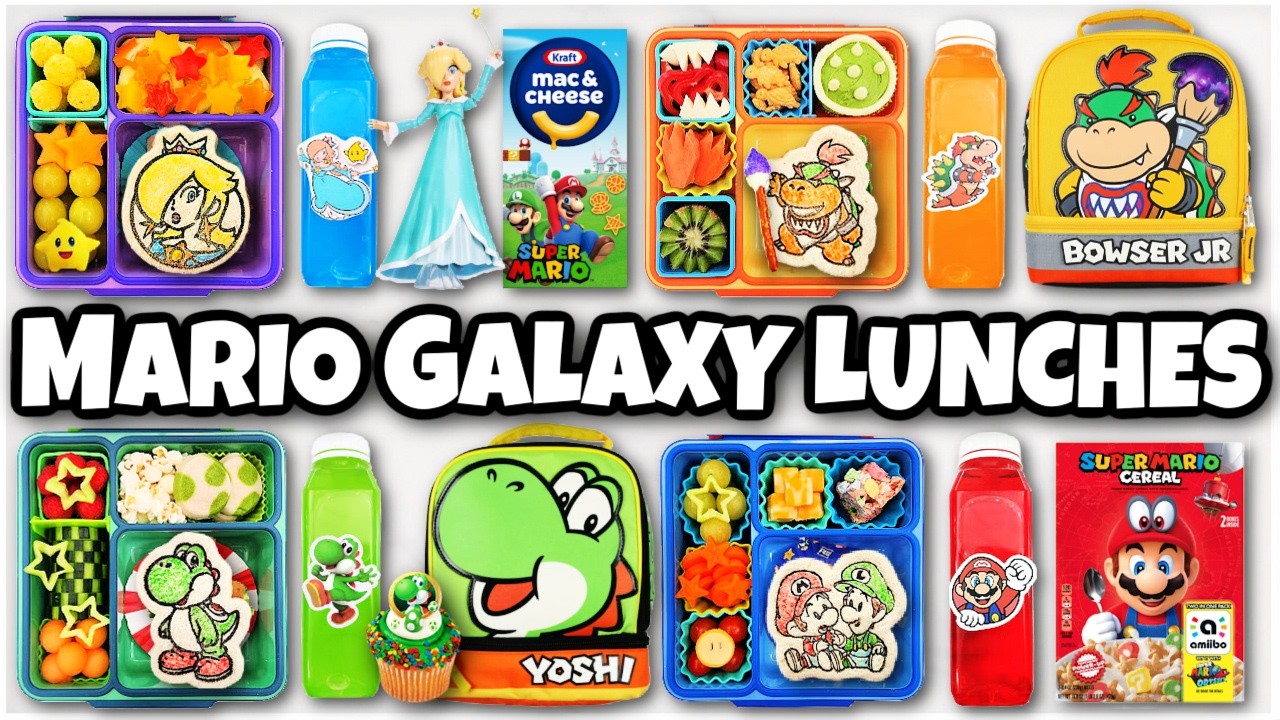 Super Mario *GALAXY* Movie Lunch Ideas | Bunches of Lunches