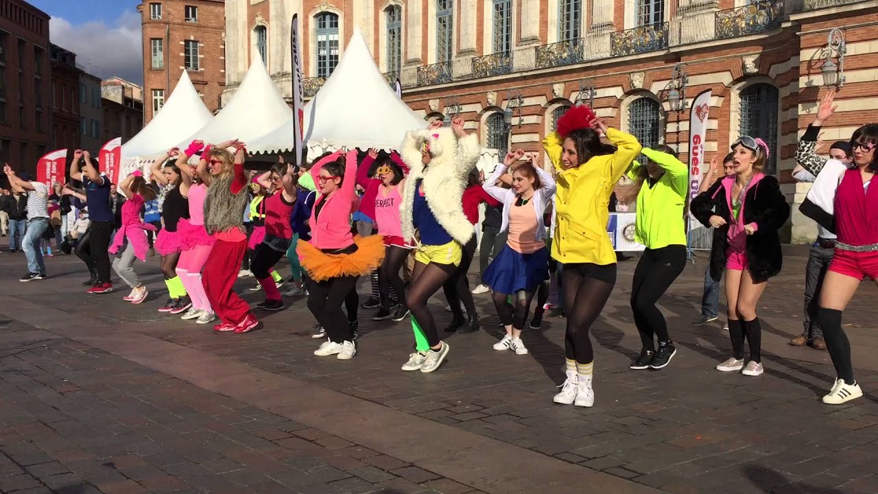 Flashmob Corps & Graffik Don du sang Place du capitole 23 janvier 2016