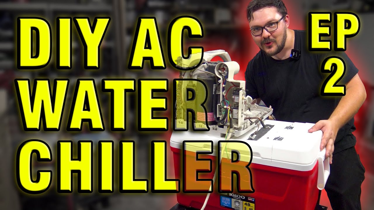 IT WORKSSS! | DIY Laser AC Unit Water Chiller | Part 2