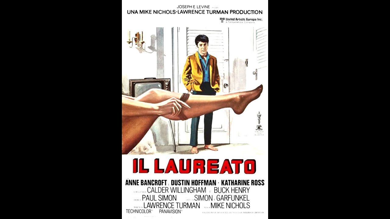 SCENE CULT : IL LAUREATO (1967) di Mike Nichols con Dustin Hoffman, Anne Bancroft, Katherine Ross