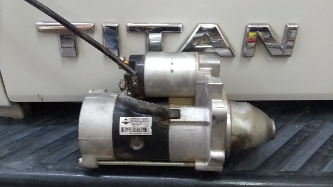 Nissan Titan,Armada motor de arranque marcha starter