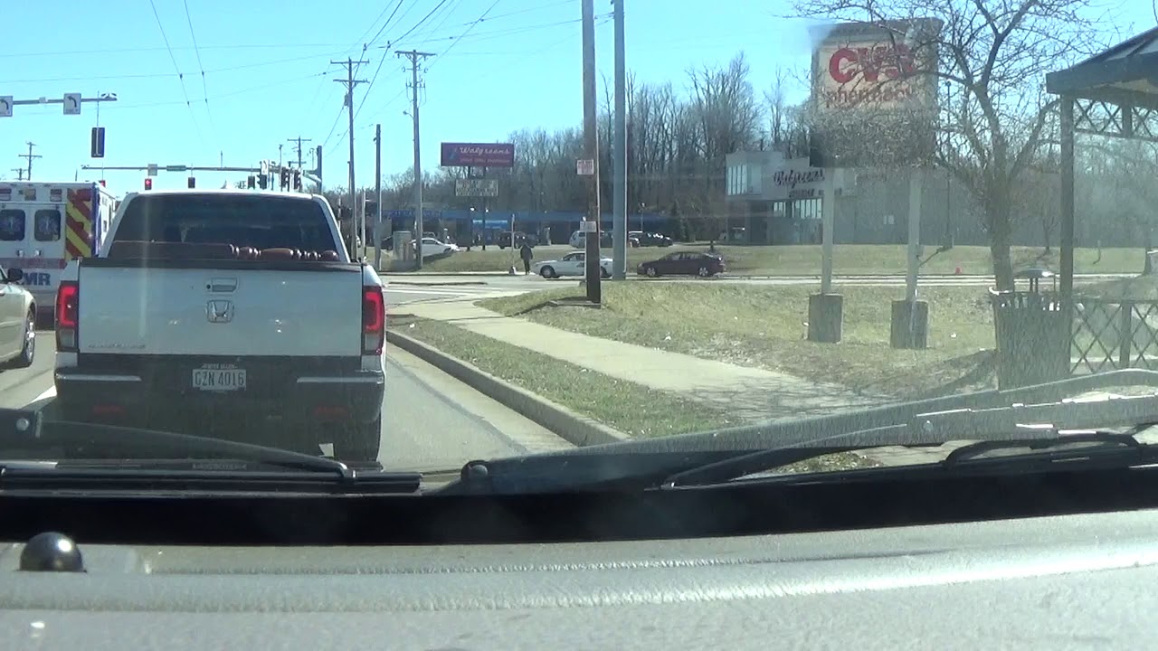 Driving in Dayton, Ohio: Traveling Up and Down North Main Street from Downtown