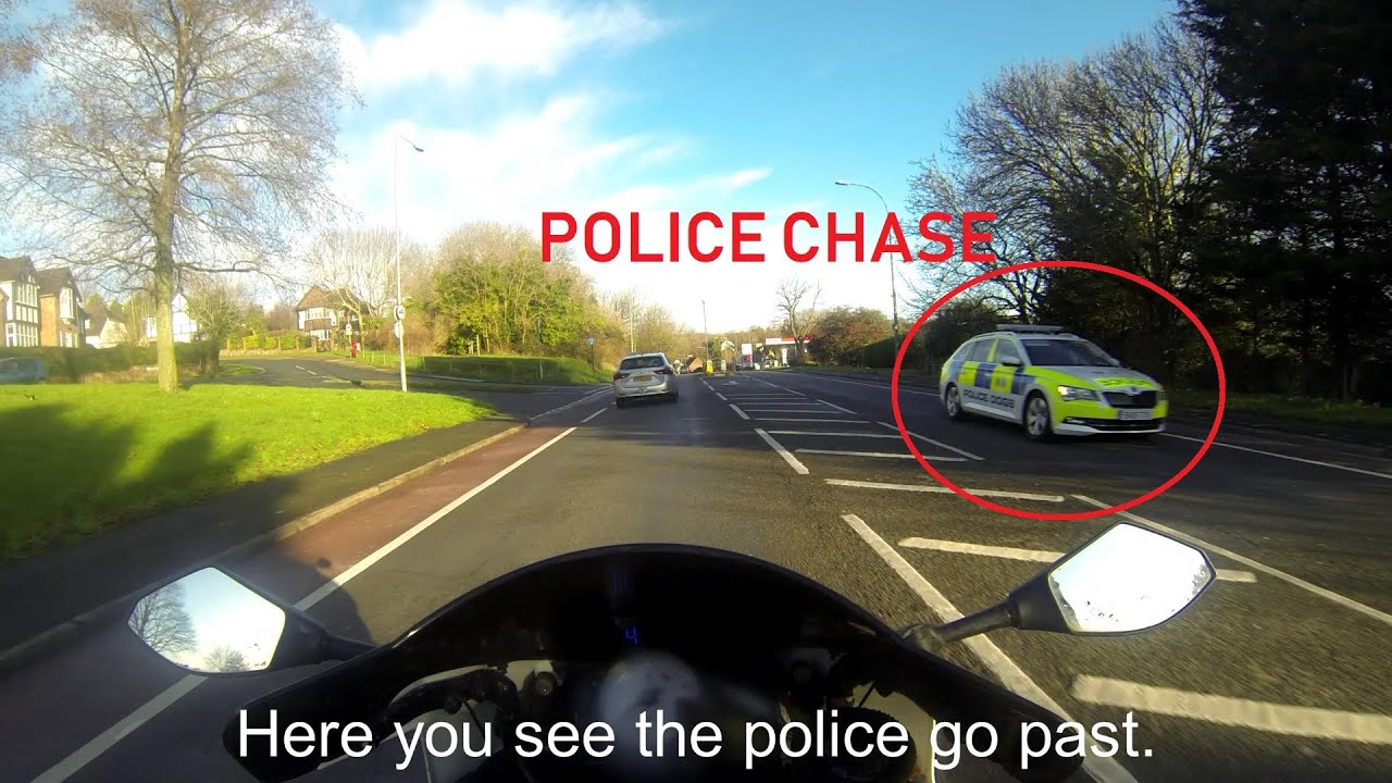 UK police vs Biker