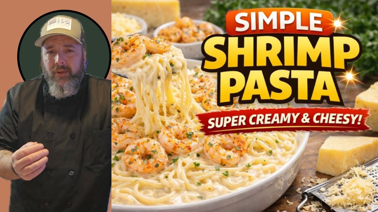 Shrimp Pasta At Home! Let's Cook!
