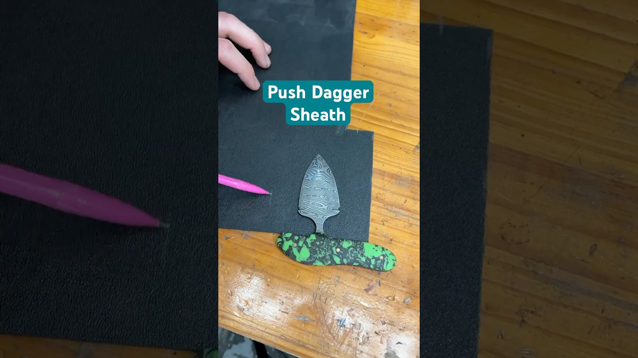 hidden sheath for a push dagger