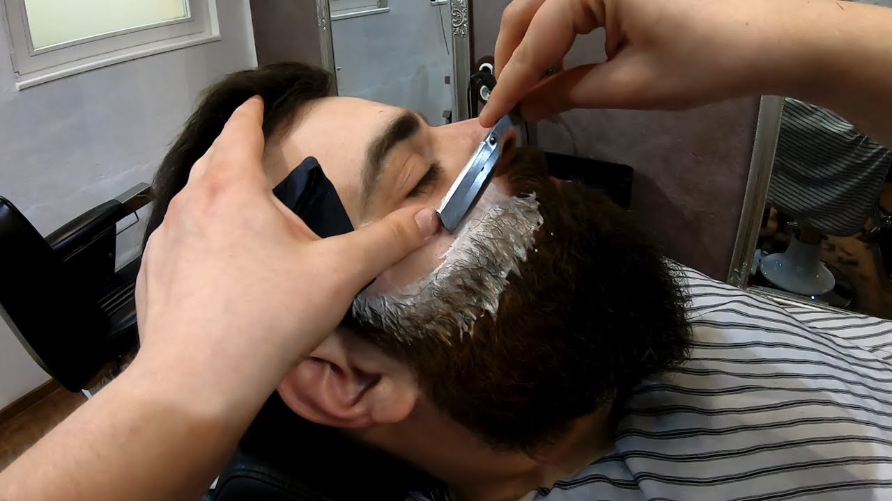 Silent Scissor Haircut, Beard And Shave, No Talking, No Hairdryer.