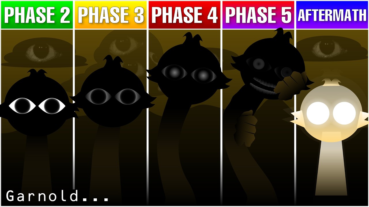 Sprunki Vortex Shifted: PHASE 2 VS PHASE 3 VS PHASE 4 VS PHASE 5 VS AFTERMATH