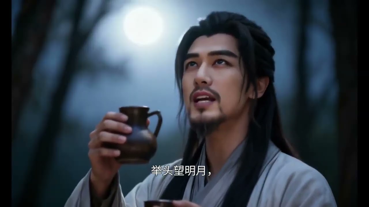 李白詩詞《靜夜思》（普）配曲好聽！Li Bai's poem 