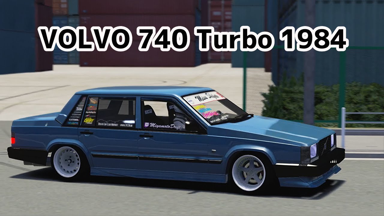 Strong characteristic !! VOLVO 740 Japan Street Drift (AssettoCorsa)