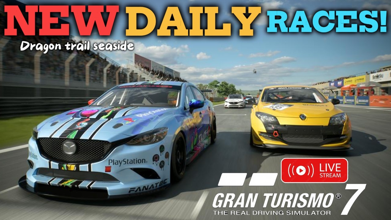 🔴 LIVE | Gran Turismo 7 | New Daily Races | Dragon Trail CHAOS (Death Chicane)