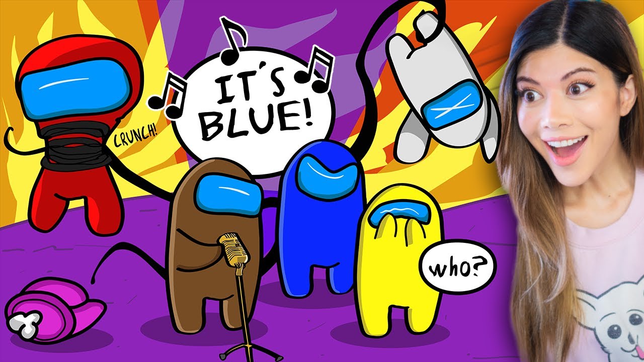 Among Us but I'm Singing (Animated)