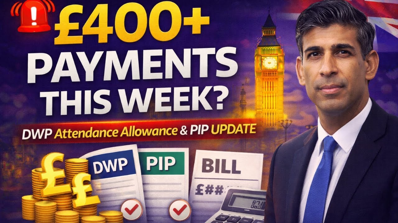 DWP Attendance Allowance & PIP UPDATE — £400+ Payments Paid This Week?